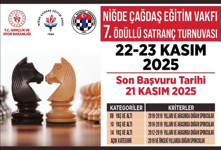 7. Ödüllü Satranç Turnuvası